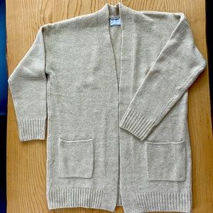 NWOT Long Open-Front Cardigan